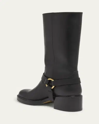 Chloé Dakota Leather Harness Moto Boots | Thumbnail 4 Chloé Dakota Leather Harness Moto Boots | Thumbnail 4