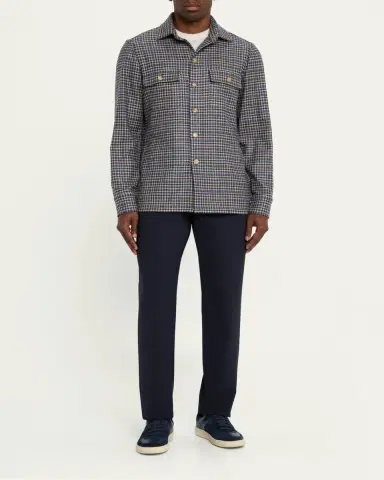 Cesare Attolini Men's Plaid Cashmere Jacket | Thumbnail 2
