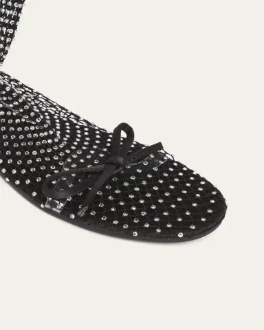 Balenciaga Leopold Embellished Mesh Bootie Flats | Thumbnail 5 Balenciaga Leopold Embellished Mesh Bootie Flats | Thumbnail 5