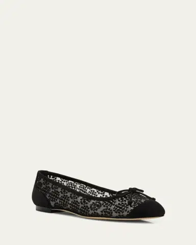 Manolo Blahnik Capbal Lace Cap-Toe Ballerina Flats | Thumbnail 8 Manolo Blahnik Capbal Lace Cap-Toe Ballerina Flats | Thumbnail 8