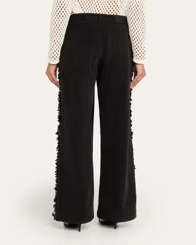 Diotima Burro Sequined Side-Stripe Wide-Leg Jeans | Thumbnail 3 Diotima Burro Sequined Side-Stripe Wide-Leg Jeans | Thumbnail 3