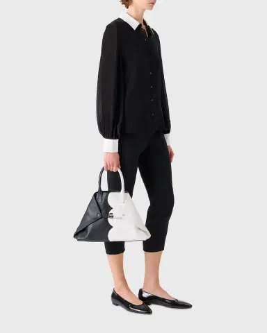 Akris Silk Georgette Button-Down Blouse | Thumbnail 6