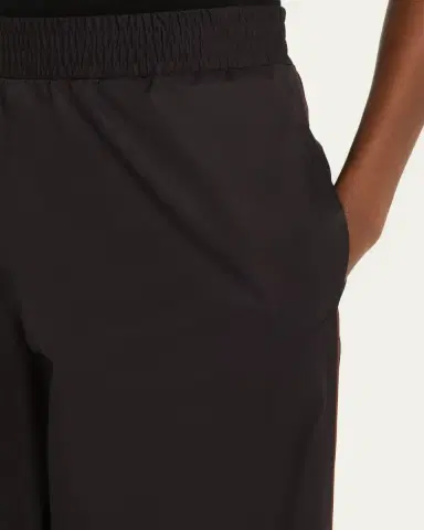 Plan C Cotton Straight-Leg Crop Pull-On Trousers | Thumbnail 5
