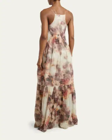 Etoile Isabel Marant Vasmila Blur Floral-Print Ruffle Maxi Dress | Thumbnail 3 Etoile Isabel Marant Vasmila Blur Floral-Print Ruffle Maxi Dress | Thumbnail 3