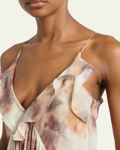 Etoile Isabel Marant Vasmila Blur Floral-Print Ruffle Maxi Dress | Thumbnail 5 Etoile Isabel Marant Vasmila Blur Floral-Print Ruffle Maxi Dress | Thumbnail 5