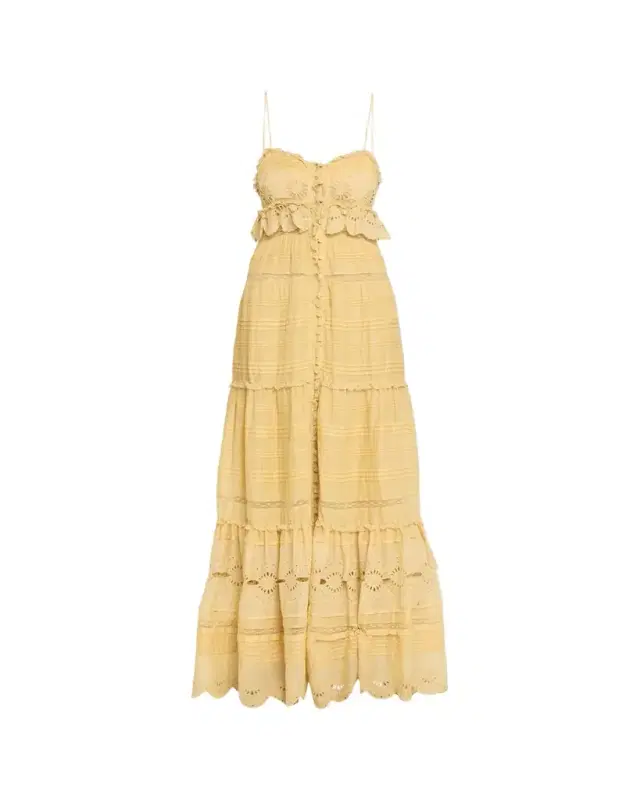 Etoile Isabel Marant Paule Sleeveless Tiered Maxi Dress