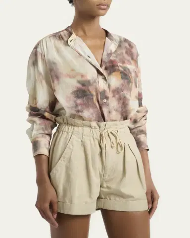Etoile Isabel Marant Mexika Blur Floral-Print Button-Down Shirt | Thumbnail 4 Etoile Isabel Marant Mexika Blur Floral-Print Button-Down Shirt | Thumbnail 4
