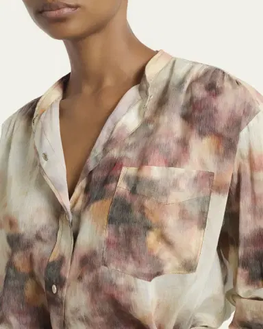 Etoile Isabel Marant Mexika Blur Floral-Print Button-Down Shirt | Thumbnail 5 Etoile Isabel Marant Mexika Blur Floral-Print Button-Down Shirt | Thumbnail 5