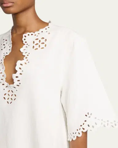 Etoile Isabel Marant Shana Eyelet Cotton Poplin Top | Thumbnail 5 Etoile Isabel Marant Shana Eyelet Cotton Poplin Top | Thumbnail 5