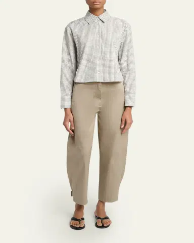Proenza Schouler White Label Serene High-Rise Tapered Pants | Thumbnail 2