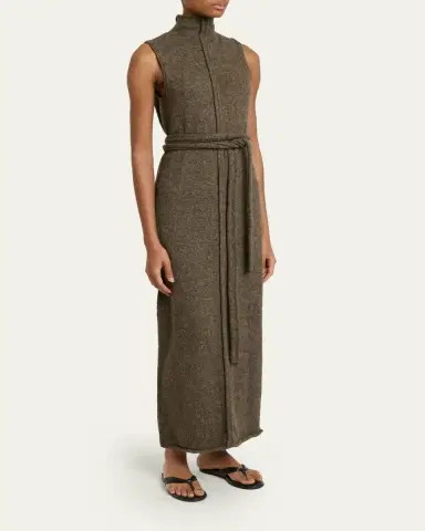 Proenza Schouler White Label Zola Sleeveless Wool Turtleneck Dress | Thumbnail 4 Proenza Schouler White Label Zola Sleeveless Wool Turtleneck Dress | Thumbnail 4