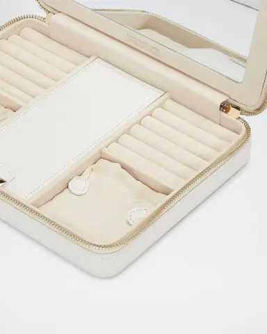 Wolf Maria Large Quilted Zip Jewelry Case | Thumbnail 4 Wolf Maria Large Quilted Zip Jewelry Case | Thumbnail 4