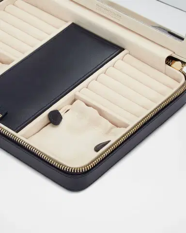 Wolf Maria Large Quilted Zip Jewelry Case | Thumbnail 4 Wolf Maria Large Quilted Zip Jewelry Case | Thumbnail 4