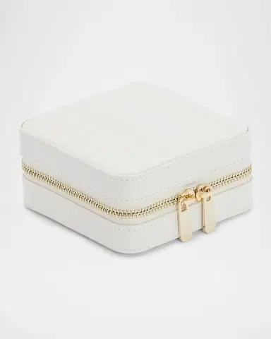 Wolf Maria Square Quilted Zip Jewelry Case | Thumbnail 2 Wolf Maria Square Quilted Zip Jewelry Case | Thumbnail 2
