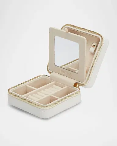 Wolf Maria Square Quilted Zip Jewelry Case | Thumbnail 3 Wolf Maria Square Quilted Zip Jewelry Case | Thumbnail 3