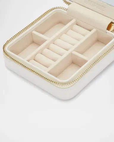 Wolf Maria Square Quilted Zip Jewelry Case | Thumbnail 4 Wolf Maria Square Quilted Zip Jewelry Case | Thumbnail 4