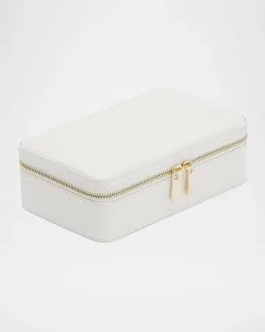 Wolf Maria Rectangle Quilted Zip Jewelry Case | Thumbnail 3 Wolf Maria Rectangle Quilted Zip Jewelry Case | Thumbnail 3