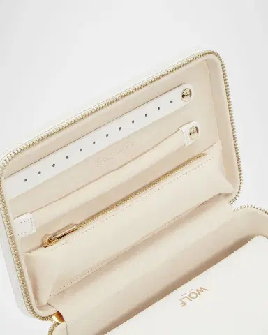 Wolf Maria Rectangle Quilted Zip Jewelry Case | Thumbnail 4 Wolf Maria Rectangle Quilted Zip Jewelry Case | Thumbnail 4