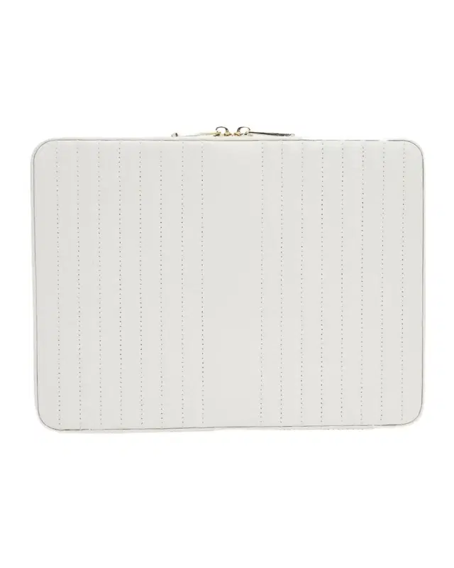 WOLF Maria Rectangle Quilted Zip Jewelry Case