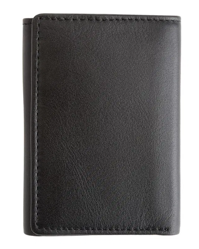 ROYCE New York Personalized Leather Trifold Wallet
