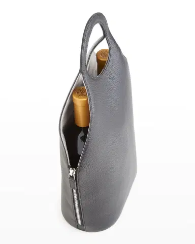 Royce New York Personalized Leather Double Wine Champagne Carrying Case | Thumbnail 2 Royce New York Personalized Leather Double Wine Champagne Carrying Case | Thumbnail 2