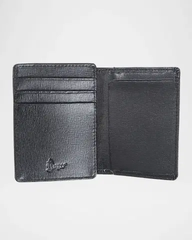 Royce New York Personalized Leather Money Clip Wallet | Thumbnail 3
