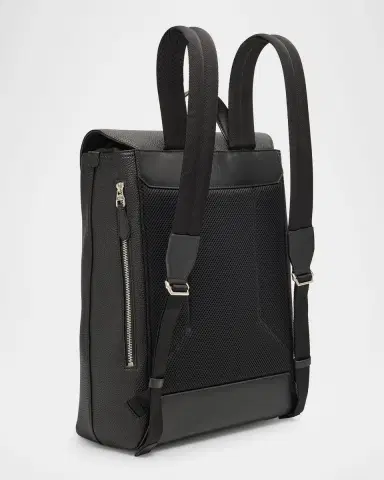 dunhill Men's 1893 Harness Flap Leather Backpack | Thumbnail 3