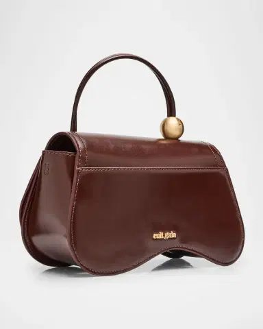 Cult Gaia Kazi Flap Leather Crossbody Bag | Thumbnail 3 Cult Gaia Kazi Flap Leather Crossbody Bag | Thumbnail 3
