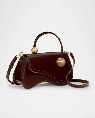 Cult Gaia Kazi Flap Leather Crossbody Bag | Thumbnail 7 Cult Gaia Kazi Flap Leather Crossbody Bag | Thumbnail 7