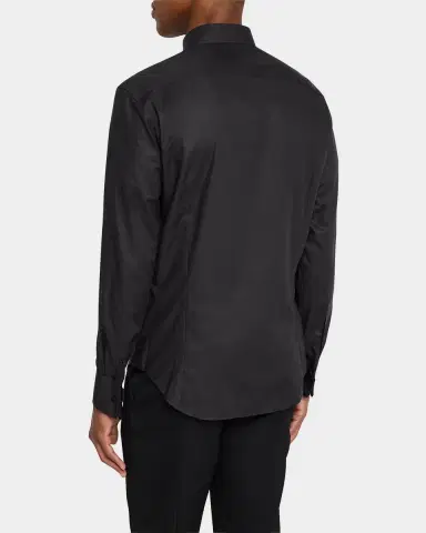 Giorgio Armani Men's Pleated Bib Tuxedo Shirt | Thumbnail 3