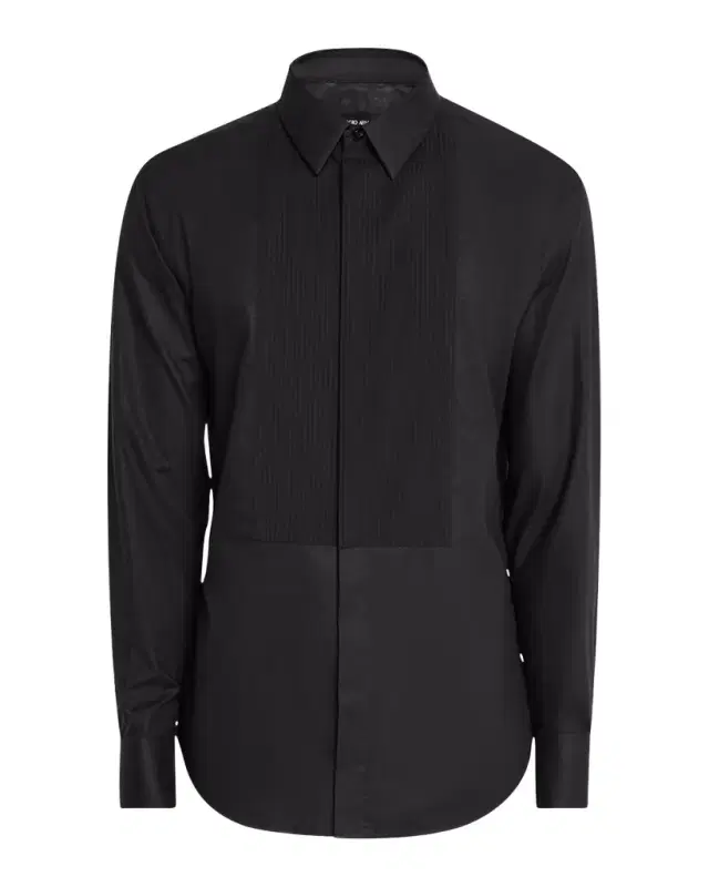 Giorgio Armani Men 's Pleated Bib Tuxedo Shirt