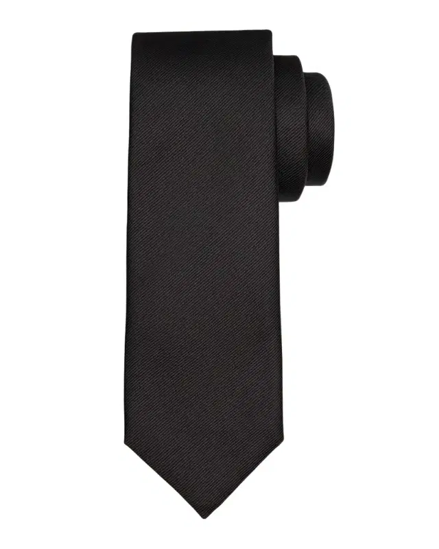 Men 's Solid Woven Silk Tie