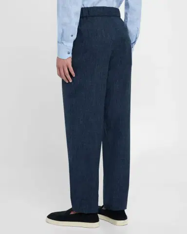 Giorgio Armani Men's Melange Wool-Blend Trousers | Thumbnail 3 Giorgio Armani Men's Melange Wool-Blend Trousers | Thumbnail 3