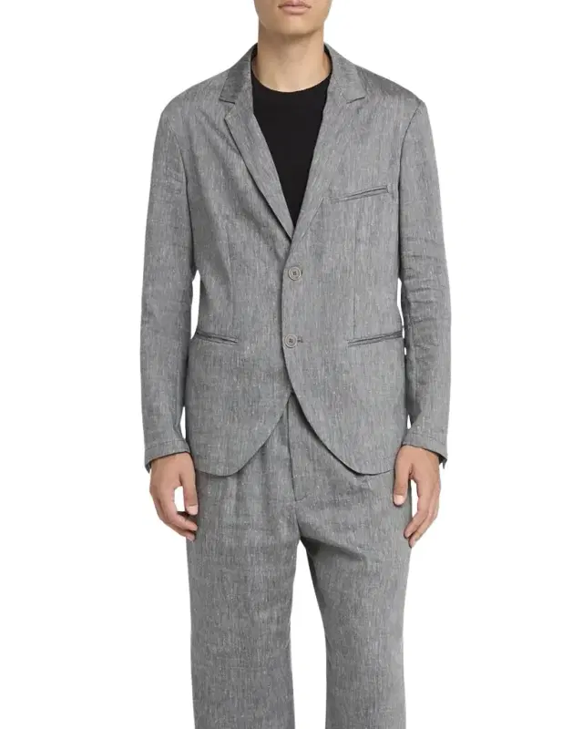 Giorgio Armani Men 's One Shot Linen-Wool Sport Coat