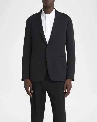 Giorgio Armani Men's Honeycomb Shawl Sport Coat | Thumbnail 2