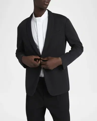Giorgio Armani Men's Honeycomb Shawl Sport Coat | Thumbnail 5