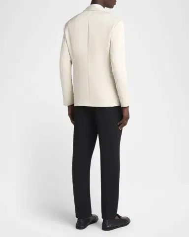 Giorgio Armani Men's Honeycomb Shawl Sport Coat | Thumbnail 3