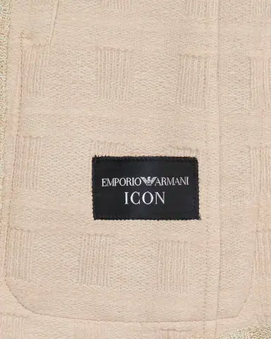 Emporio Armani Men's Cotton Knit Textured Sport Coat | Thumbnail 6 Emporio Armani Men's Cotton Knit Textured Sport Coat | Thumbnail 6
