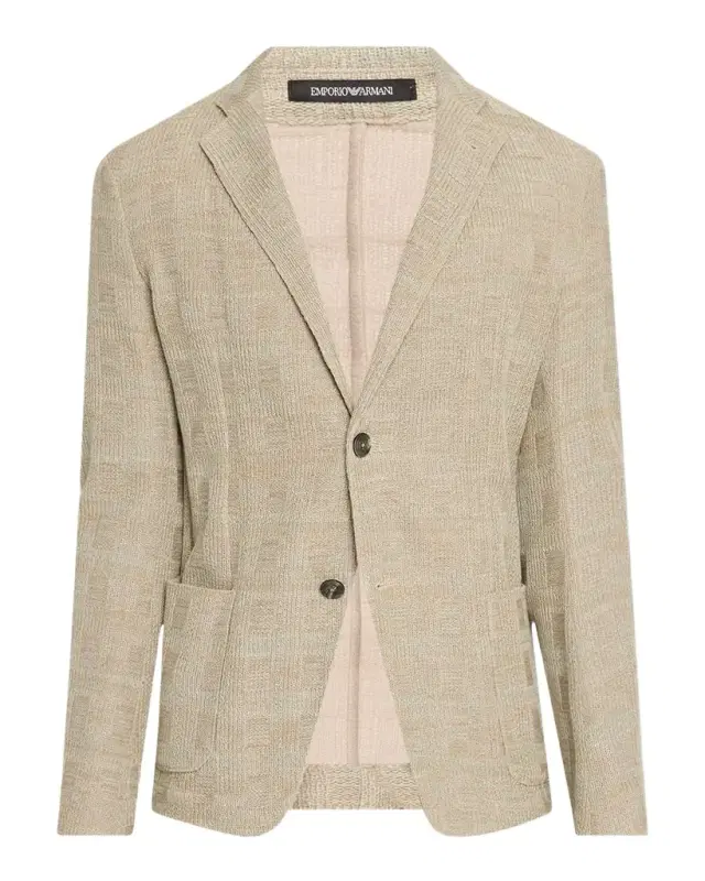 Men 's Cotton Knit Textured Sport Coat