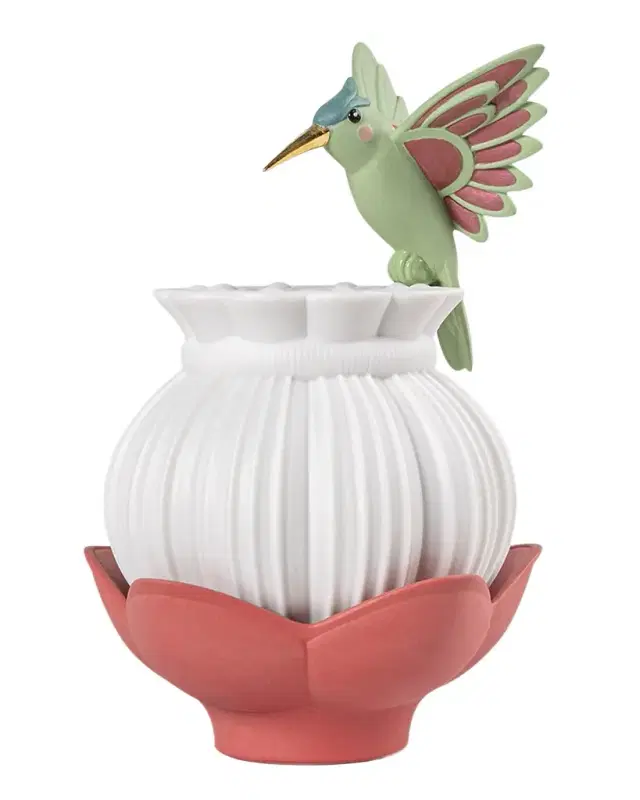 Lladro Utopical 9" Wireless & Rechargeable Porcelain Table Lamp
