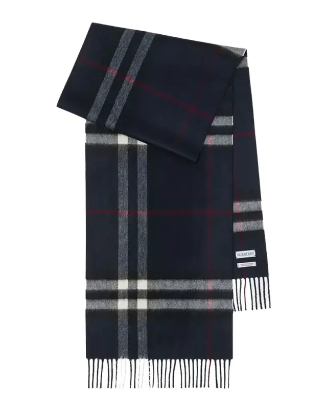 Men 's Cashmere Giant Check Scarf