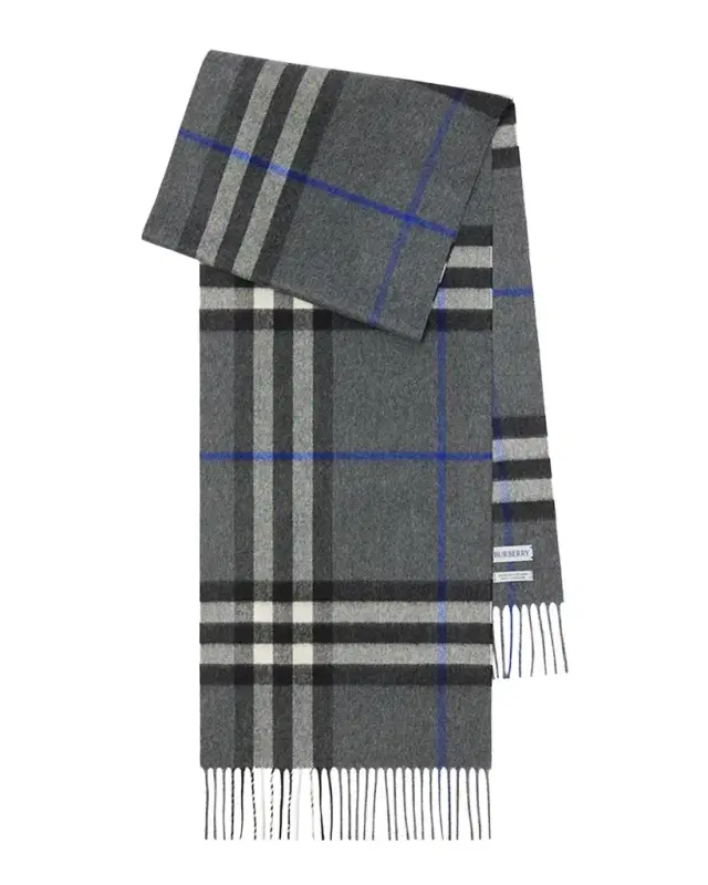 Burberry Men 's Cashmere Giant Check Scarf
