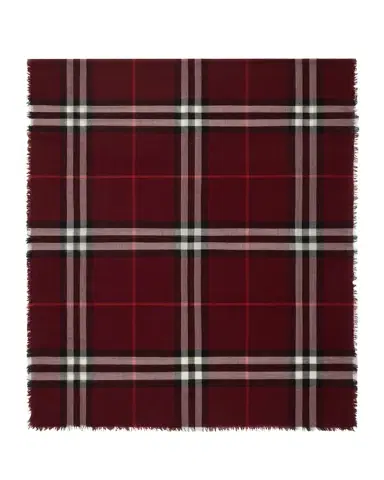 Burberry Men's Wool Large Check Scarf | Thumbnail 1