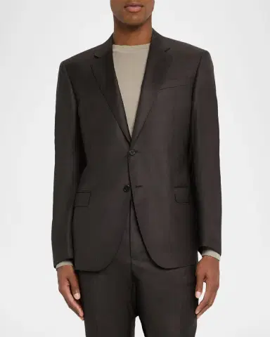 Emporio Armani Men's Wool-Blend Sharkskin G Line Suit | Thumbnail 3