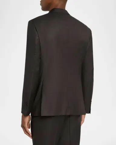 Emporio Armani Men's Wool-Blend Sharkskin G Line Suit | Thumbnail 4