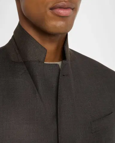 Emporio Armani Men's Wool-Blend Sharkskin G Line Suit | Thumbnail 7