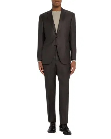 Emporio Armani Men's Wool-Blend Sharkskin G Line Suit | Thumbnail 1