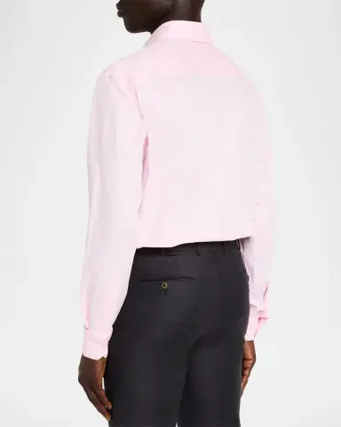 Giorgio Armani Men 's Textured Cotton Sport Shirt | Thumbnail 3 Giorgio Armani Men 's Textured Cotton Sport Shirt | Thumbnail 3