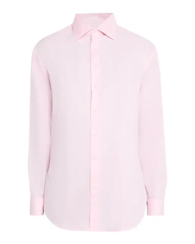 Men 's Textured Cotton Sport Shirt