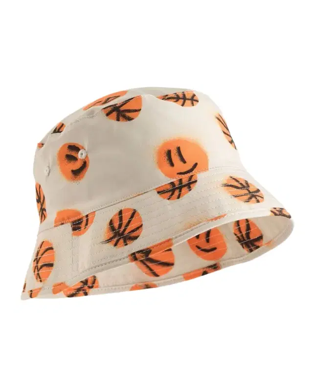 Boy 's Niks Basketball-Print Bucket Hat, Size 1-9